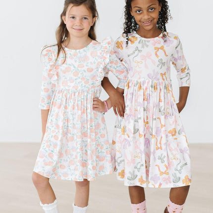 Pretty Pumpkins Ruffle Twirl Dress