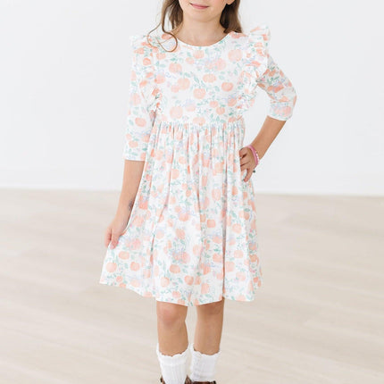 Pretty Pumpkins Ruffle Twirl Dress