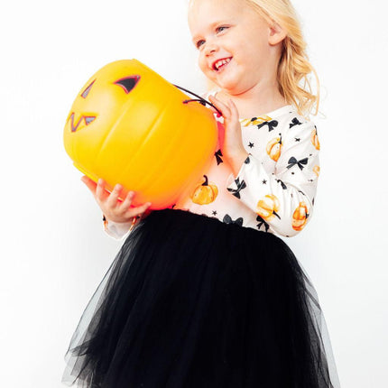 Pretty in Pumpkin L/S Tutu Dress