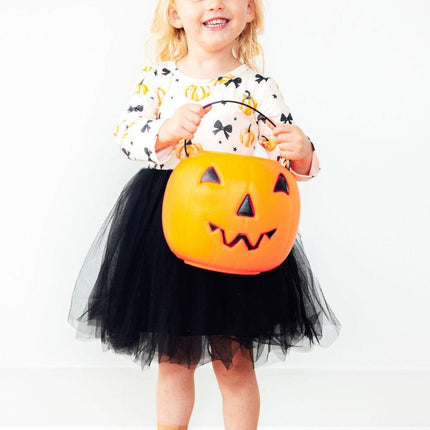 Pretty in Pumpkin L/S Tutu Dress