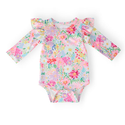 Field of Flowers L/S Flutter Bodysuit