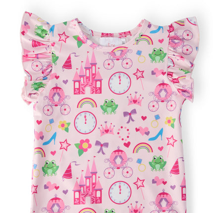 Princess & the Froggie S/S Ruffle Tee