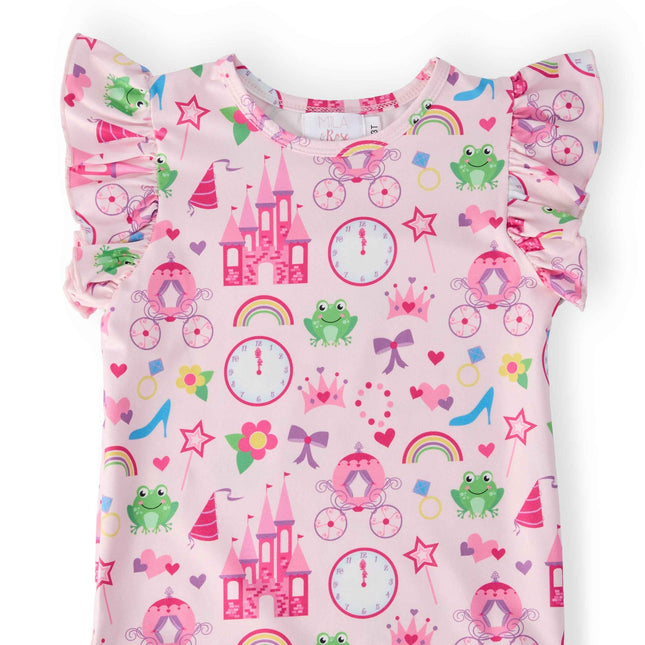 Princess & the Froggie S/S Ruffle Tee