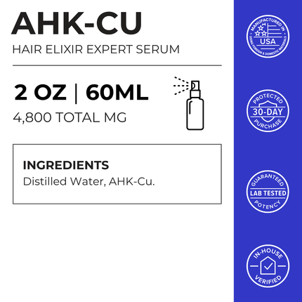 AHK-Cu Copper Peptide Hair Serum 4800mg