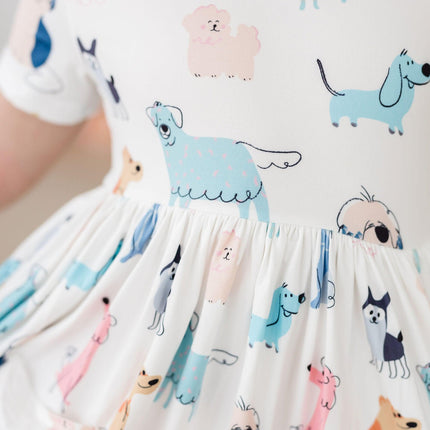 Puppy Pals S/S Pocket Twirl Dress