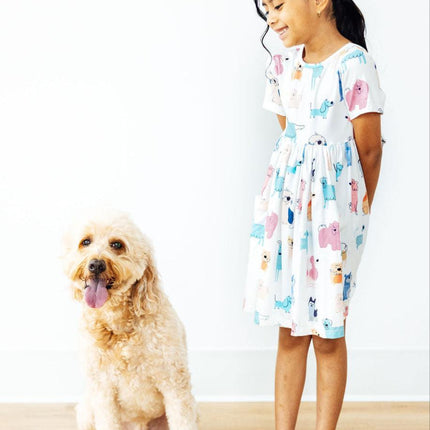Puppy Pals S/S Pocket Twirl Dress