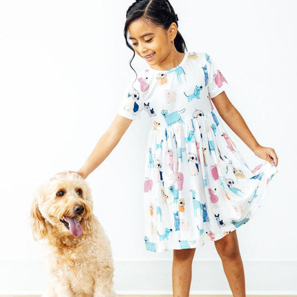 Puppy Pals S/S Pocket Twirl Dress