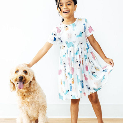 Puppy Pals S/S Pocket Twirl Dress