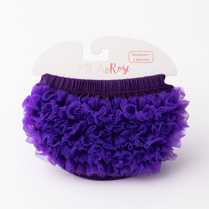Purple Ruffle Bum Bloomer