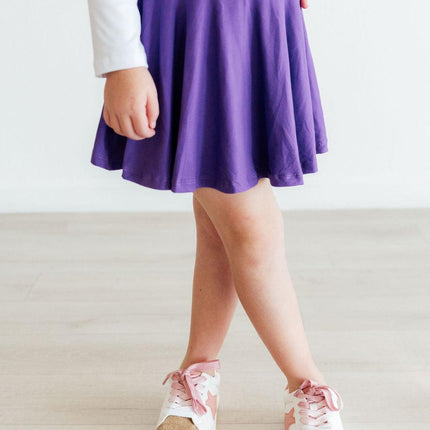 Purple Twirl Skort