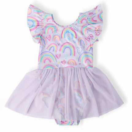 Rainbow Dreams S/S Twirl Leotard