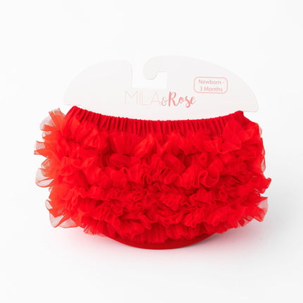Red Ruffle Bum Bloomer