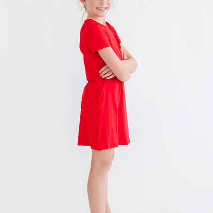Red T-Shirt Dress
