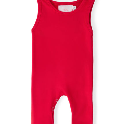 Red Tank One-Piece Jogger