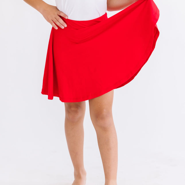 Red Twirl Skort - Dashing Nova