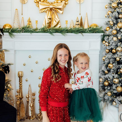Red Velvet Sequin Jacket