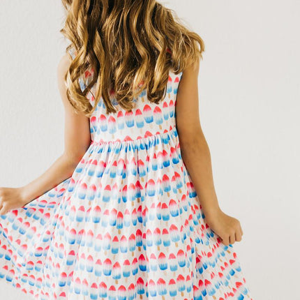 Red, White & Cute Tank Twirl Dress