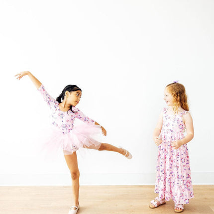 SALE Retro Daydream 3/4 Sleeve Tutu Leotard