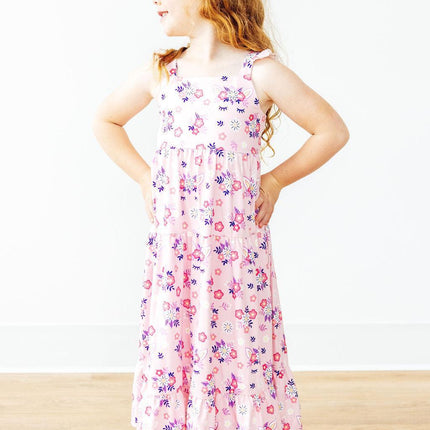 SALE Retro Daydream Ruffle Maxi Dress