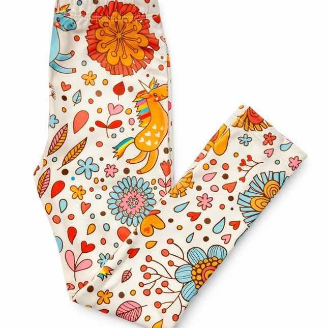 Retro Unicorns Leggings - Dashing Nova