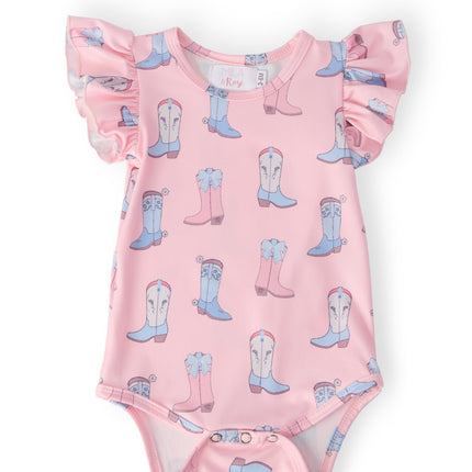 Ribbons & Rodeos S/S Flutter Bodysuit
