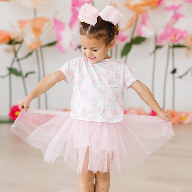 Ribbons & Roses Tutu Shorts - Dashing Nova