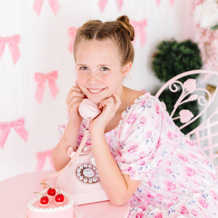 Rose Garden Smocked Ruffle Dress