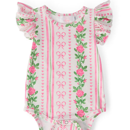 Rosebud Bows S/S Flutter Bodysuit