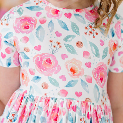 Rosettes S/S Pocket Twirl Dress