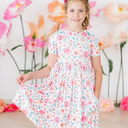 Rosettes S/S Pocket Twirl Dress
