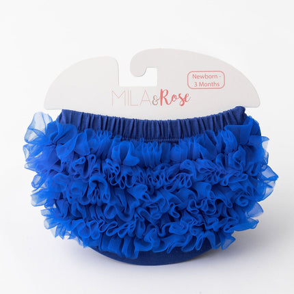 Royal Blue Ruffle Bum Bloomer
