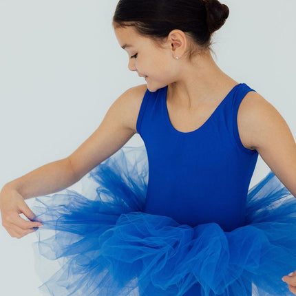 Royal Blue Tank Tutu Leotard