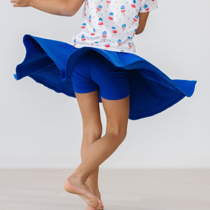 Royal Blue Twirl Skort