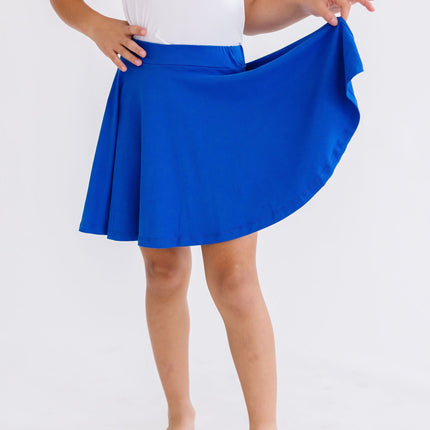 Royal Blue Twirl Skort