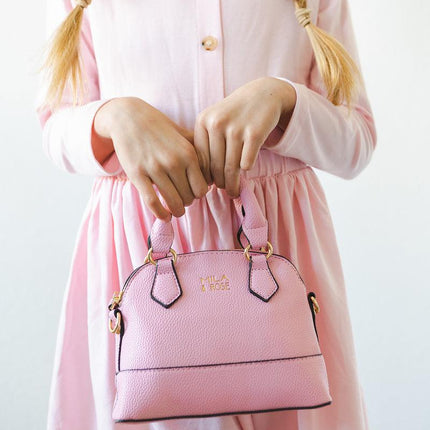 Bubblegum Pink Girl's Crossbody Purse