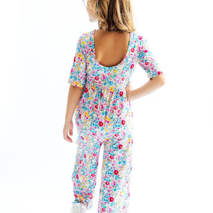 Fluttering Flowers Wide Leg Jumpsuit