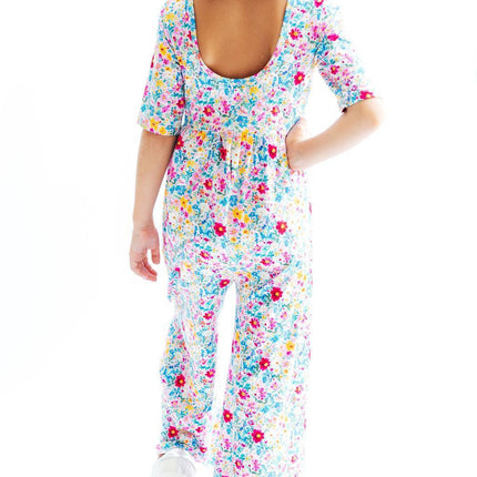 Fluttering Flowers Wide Leg Jumpsuit