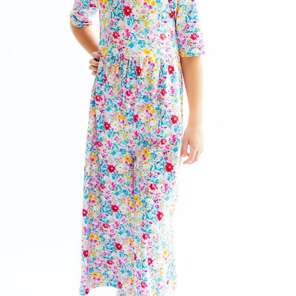 Fluttering Flowers Wide Leg Jumpsuit