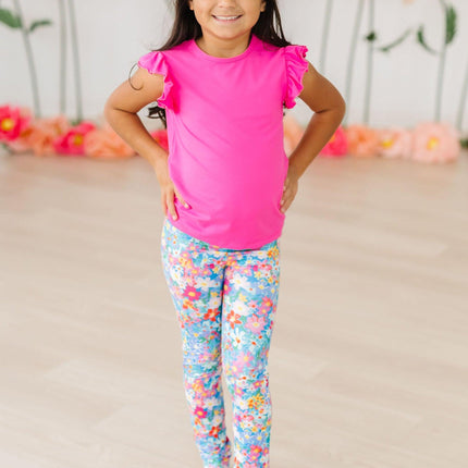 Preppy Floral Leggings