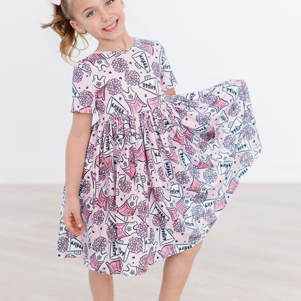 SALE Cheer S/S Pocket Twirl Dress