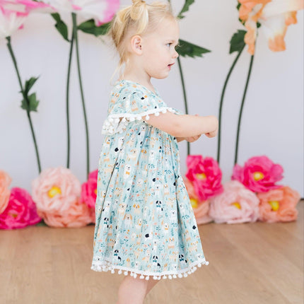 Furry Friends Pom Pom Dress