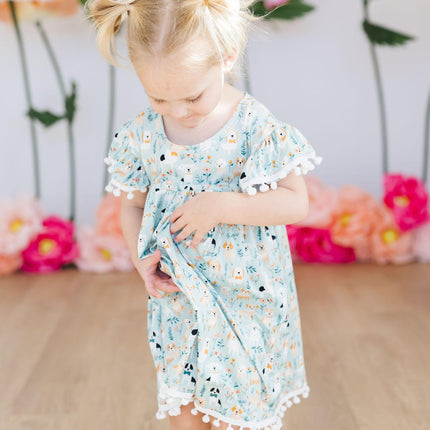 Furry Friends Pom Pom Dress