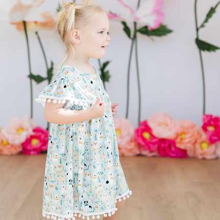 Furry Friends Pom Pom Dress