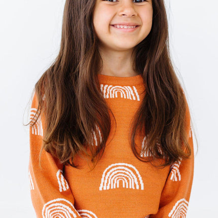 SALE Rainbows in Fall Sweater