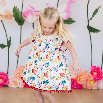 Rooster Pom Pom Dress