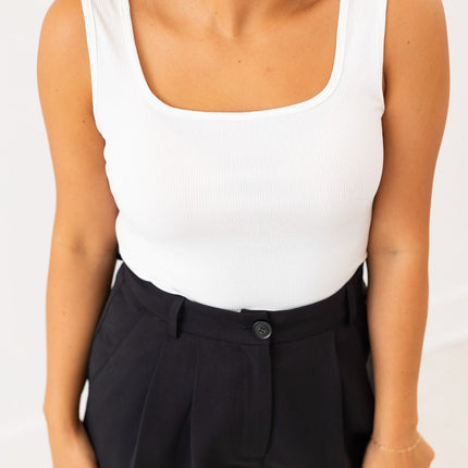 Bella Tank Top, White