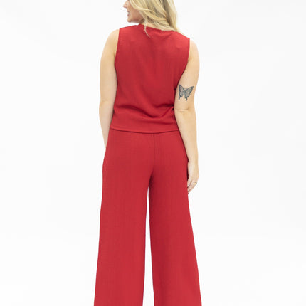 The Earhart Top, Red