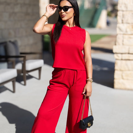 The Earhart Top, Red