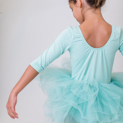 Sage 3/4 Tutu Leotard