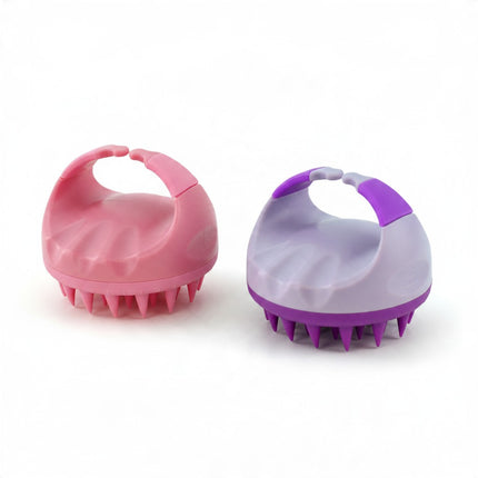 Shampoo Scalp Scrubber Brush Silicone Shower Massager for Hair Care